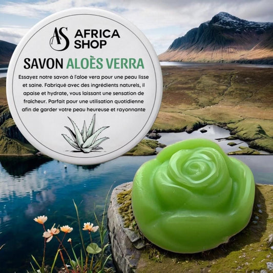 Savon Visage à l’Aloe Vera – Hydratant & Apaisant - MK Cosmétiques Paris