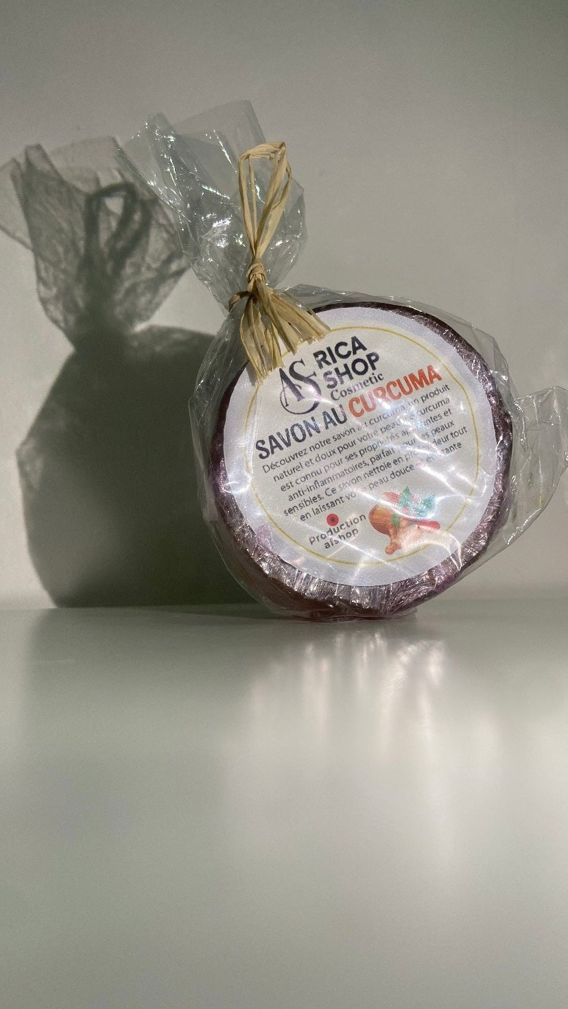 Savon Visage au Curcuma – Pureté & Éclat Naturel - MK Cosmétiques Paris