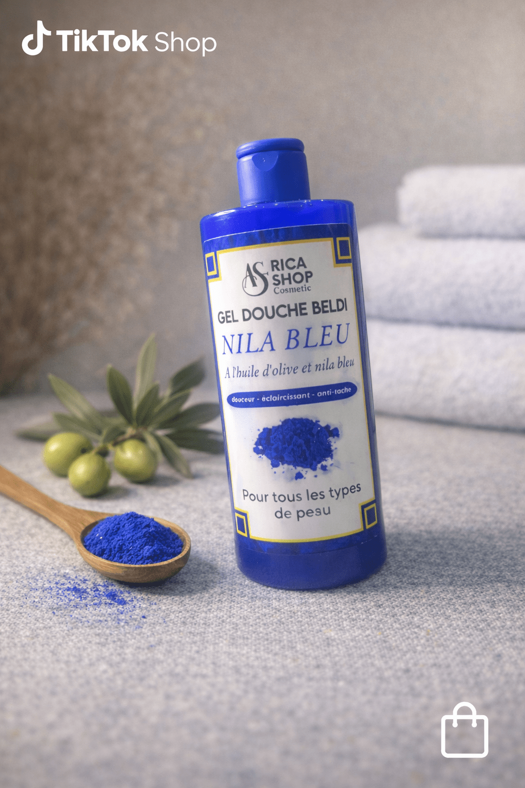 Gel douche au Nila - MK Cosmétiques Paris