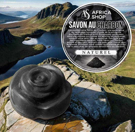 Savon Visage au Charbon – Purifiant & Détoxifiant - MK Cosmétiques Paris