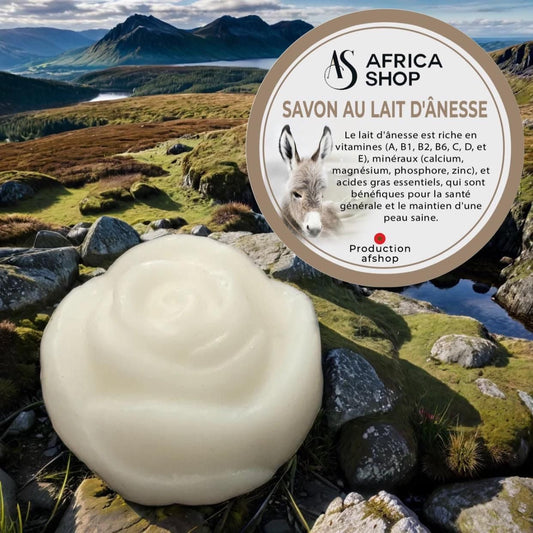 Savon Visage au Lait d’Ânesse – Nourrissant, Apaisant & Éclat Naturel - MK Cosmétiques Paris